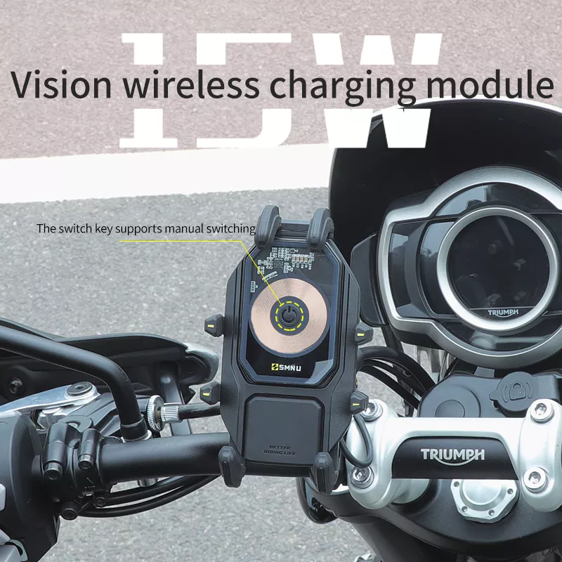 New anti-theft shock-absorbing wireless charging mobile phone holder-AM09 - Image 4