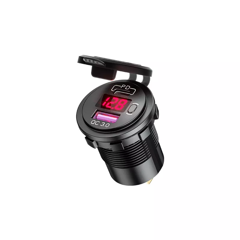 36W 12/9/6V Dual Port USB Charger with QC3.0 + PD Fast Charge - AM18 - Image 12